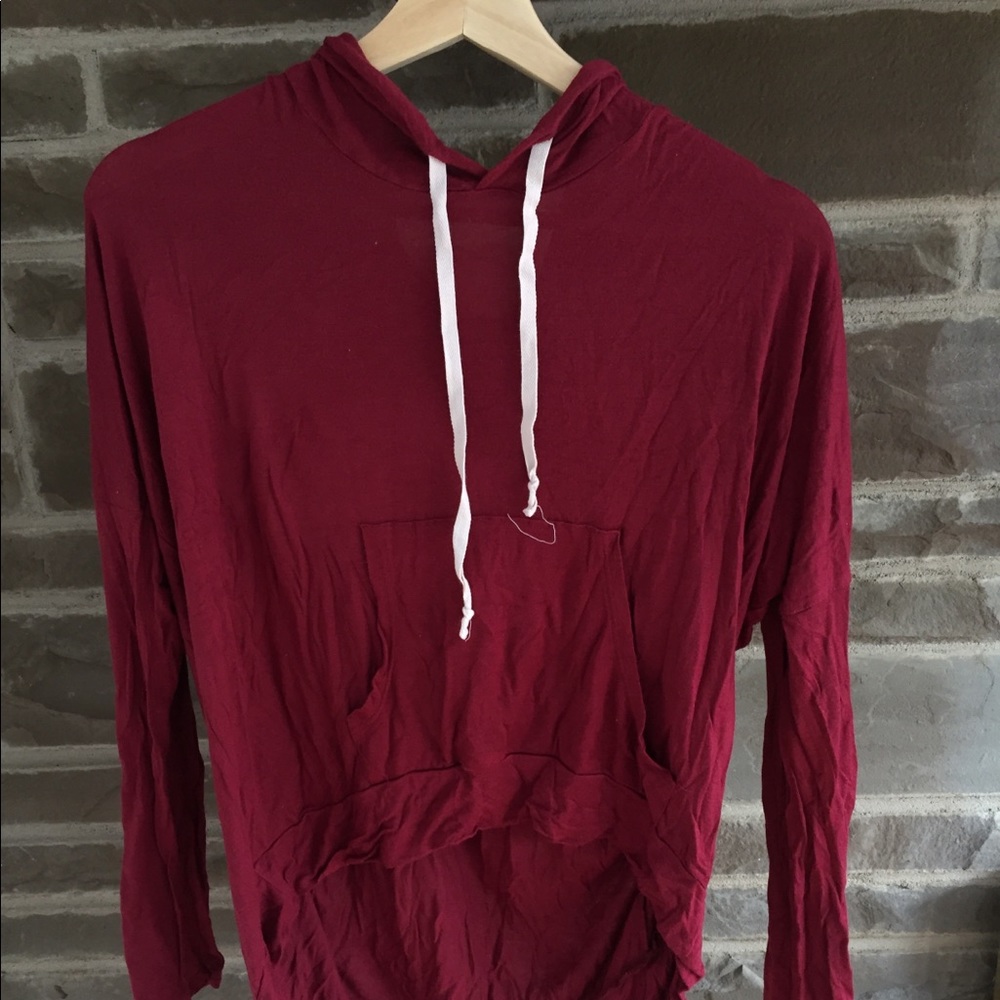 Maroon/Burgundy Soft Hoodie